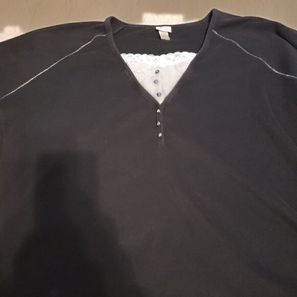 Venezia Black layer look top - Picture 1 of 9